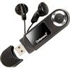 Intenso Music Walker MP3 Player 64 GB con display LCD, scheda microSD, USB 2.0, batteria AAA, cuffie, nero