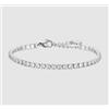LUCA BARRA BRACCIALE TENNIS DONNA IN ACCIAIO CON CRISTALLI BIANCHI -