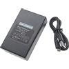 vhbw caricatore Micro-USB + USB-C duale sostituisce Nikon MH-25, MH-25a per camera + cavo Micro-USB + LED
