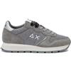 SUN 68 SNEAKER ALLY GLITTER TEXTILE GRIGIO MEDIO