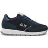 SUN 68 SNEAKER ALLY GLITTER TEXTILE NAVY BLUE