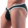 Evankin Slip sexy da uomo con tasca rigonfiamento morbido a vita bassa biancheria intima elasticizzata senza tag bikini