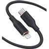 Anker Cavo Anker 641 da USB-C a Lightning (Flow, silicone) 1,8 m / Nero notte
