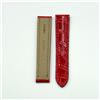 Cartier cinturino orologio pelle alligatore rosso KD02CR13 16/14mm