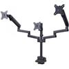 StarTech.com Supporto per tre monitor fino a 27, VESA 75x75/100x100, regolazioni