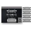 Wilkinson Sword Hydro 5 Ultimate, set di lamette di ricarica, con acido ialuronico e lame rivestite in carbonio, 4 ricariche