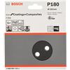 Bosch 5x Disco per levigatura PRO F355 per levigatrici rotoorbitali | per Calcestruzzo, Pietra dura, Grano 180, Professional Accessorio levigatrice rotoorbitale
