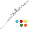 UPKOCH Braccialetto Profumato Cuore Regolabile in Acciaio Inossidabile | Ornamento Creativo da Polso, Argento, Uso Quotidiano e Feste, Comodo da Mettere e Togliere