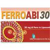 ABI PHARMACEUTICAL Ferroabi Integratore di Ferro 20 Compresse per Carenza di Ferro e Stanchezza