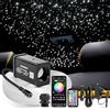SUNKENET Mini kit Starlight Headliner da 12 W, 200 luci a stella da 0,1 x 2 m per auto/casa, luci in fibra ottica con app Bluetooth, telecomando, effetto musica