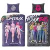 Halantex Set Letto K-POP Demon Hunters - Copripiumino 140x200cm con federa 70x90cm - Microfibra - Multicolore