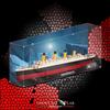 SHOWCASE LAB TECA IN PLEXIGLASS ACRILICO-SHOWCASE-TECA PER SET LEGO® 10294-TITANIC-EXPERT