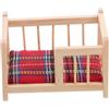 UPKOCH Letto a Culla in Miniatura Per Casa Delle Bambole, Accessorio Decorativo in Legno, Riproduzione Realistica Per Giochi Di Finzione e Decorazioni Fai Da Te Per Ragazzo Ragazza
