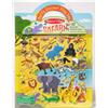 Melissa & Doug Libro Adesivi Attacca e Stacca - Stickers Riutilizzabili Tema Safari, Idea regalo per Bambini, 4+ anni - Certificati FSC