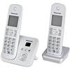 Panasonic KX-TG6822 Telefono Digitale Cordless, Argento [Germania]