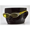 Roccobarocco Y2K vintage rave yellow sunglasses ROCCOBAROCCO Zoomer fashion rave mini slim