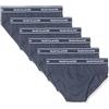 Navigare 13023 Mutande, Multicolore (Navy / Jeans / Jeans / Bluette / Azzurro / Grigio), 4-5 Anni (Taglia produttore:4), Pacco da 6, Bambino