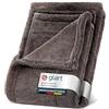 Glart 44TW68 asciugamano auto XXL, 2 pezzi, 60x40/80x55 cm, assorbente