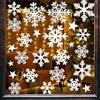 YIHELU Adesivi Natalizi per Finestre, Vetrofanie di Natale con Fiocchi di Neve, Decorazioni Natalizie adesive per Vetro, Atmosfera Natalizia, Idee Regalo per Casa, Festa di Natale