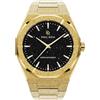 PR Paul Rich Paul Rich Orologio Uomo Frosted Star Dust II 43mm Acciaio Inossidabile Lancette Luminoso Quarzo Svizzero Impermeabile, Oro/Nero Avventurina