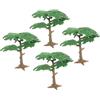 Hemobllo 4 PC in Miniatura Tavolo Da Sabbia Di Albero Finto Modello in Miniatura Modello Modello Di Alberi Artificiale Modello in Miniatura Di Alberi in Miniatura Ornament Albero in