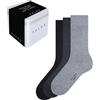 FALKE uomo Happy Box Uni 3-Pack calzini cotone traspirante