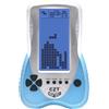 CZT Console portatile retrò a forma di mattoncino, con illuminazione blu, 23 giochi, tra cui Tank Battle/Racing. Possibilità di collegare cuffie. Puzzle integrato. Giocattolo portatile per bambini (blu)