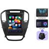 OEM Autoradio con touchscreen ad alta risoluzione, sistemi intelligenti, compatibile con Opel Insignia e Buick Regal dal 2009 al 2013, connettività wireless per Apple, modello V1plus-4G (6GB di RAM + 128GB di memoria) e telecamera posteriore