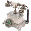 OEM Telefono a disco, design vintage, funzionalità moderne, BIANCO