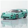 Kyosho 1/18 Ferrari F40 verde come nuovo pressofuso modellino auto prodotto f...