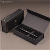 Inkify Penna Stilografica Hongdian 6013 Metallo Nero Pennino Curvo EF/F
