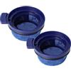 vhbw 2x filtro compatibile con Samsung VS20C955CTK/WA, VS20C9557TK/GE, VS20C9554TK/WA, VS20C9554TK/GE aspirapolvere - Filtro aria di scarico, blu