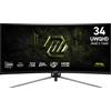 MSI MAG 345CQRF E20 Monitor PC 86,4 cm (34") 3440 x 1440 Pixel UltraWide Dual Quad HD Nero [9S6-3DD14H-030]