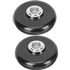 ibasenice 2pezzi Tappetino Antiscivolo Per Violoncello Base Di Supporto Per Endpin Protezione Per Strumenti Musicali e Pavimenti Design Compatto e Leggero