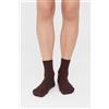 Calzedonia Calzini A Coste Soft Cotton Marrone