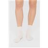 Calzedonia Calzini Corti Senza Elastico In Cotone Bianco