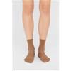 Calzedonia Calzini Corti Senza Elastico In Cotone Marrone