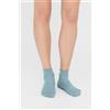 Calzedonia Calzini Corti Senza Elastico In Cotone Blu