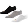 Lee Calze Unisex Invisible ASH 3PKB Nero/Bianco/Grigio Marl