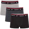 Reebok Redgrave Boxer Uomo | Set da 3 Boxer Uomo Sportivi in Cotone 100% | Mutande Uomo Slip e Boxer Lunghi Traspiranti | Biancheria Intima Tecnica Uomo | Intimo Sportivo
