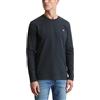 Marc O'Polo Maglia Manica Lunga Uomo Cotone Biologico Girocollo, Blu, M