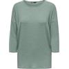 Only Donna ONLGLAMOUR 3/4 Top Jrs Noos Camicia da Donna, Chinois Green/Detail: Melange, XL
