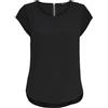 ONLY Onlvic S/S Solid Top Noos Ptm, T-shirt Donna, Nero, 42