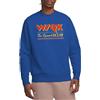 Stranger Things Lucas Wsqk Squawk Felpa Unisex, Blu Reale, XXL