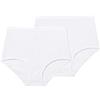 Playtex Slip Maxi in Cotone Bio Ultra Comfort Donna x2, Bianco, 5/XL