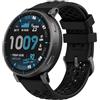 Amazfit Active Max 48mm Smartwatch 1,5'' AMOLED, 25 Giorni Autonomia, Mappe Offline, NFC, GPS, 4GB di Memoria, 170+ Sportive, 5 ATM, Monitoraggio Fitness, Sonno & Battito per Android/iPhone