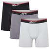 Reebok Boxer Glynn da Uomo | Confezione da 3 Boxer Sportivi, Intimo da Uomo Traspirante ed Elasticizzato | Confezione Multipla di Boxer, Neri