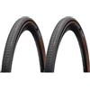 HUTCHINSON TOUAREG -SET DI DUE Pneumatico per ghiaia - Per i percorsi caotici - Resistente e durevole - Cerchietti rigidi - Tubetype - 700 x 40 mm