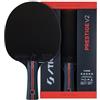 STIGA Prestige V2 Racchetta da Ping Pong a 5 Stelle - Alta Velocità, Telaio 5 Strati, Impugnatura Concava, ACS + WRB, Gomma ITTF, Spugna 2.0 mm