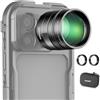 NEEWER 2 convertitori con lenti macro da 200 mm e 300 mm solo per telefono, fotocamera, teleobiettivo, 7 elementi in 5 gruppi, filettatura da 17 mm, compatibile con iPhone, Android, Samsung, Xiaomi